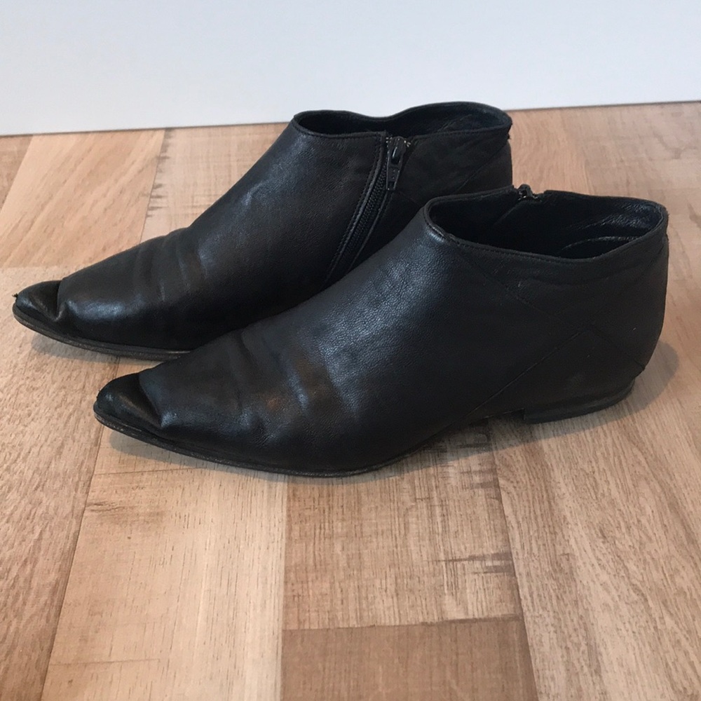 Free People Desert Rider black booties